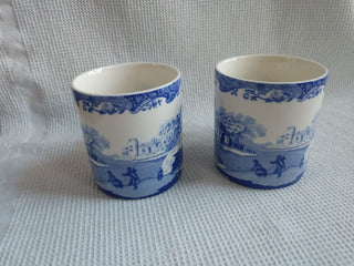 Set of 2 Spode Italian Mug Made In England Design 1816-A-10Blue & White Collection