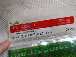 Santa Gift Bags Sealed Pack of 20