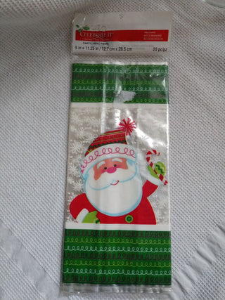 Santa Gift Bags Sealed Pack of 20