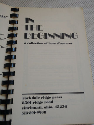 A collection of Hors de'oeuvres 1979