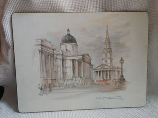 Lady Clair Placemat Trifalgar Sq 11.75"x8.5"