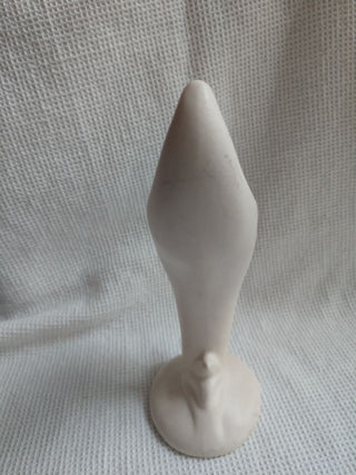 Van Briggle Pottery Birds of Paradise White Colo Spgs Bud Vase