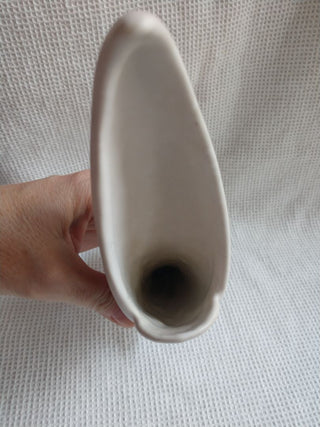Van Briggle Pottery Birds of Paradise White Colo Spgs Bud Vase