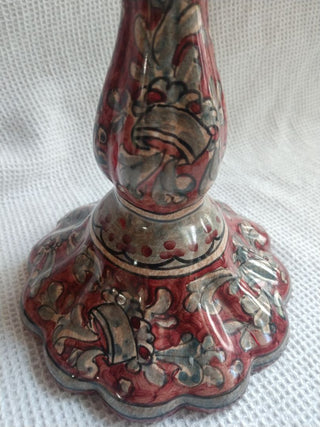 9" Biagioli Gubbio Italy Handmade Candle-Holder
