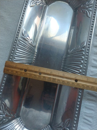 Lenox Butlers Pantry Metal Bread / Serving Tray 17"
