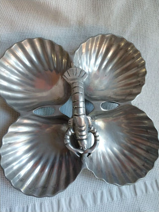 Lobster Handled 4-Section ServingDish