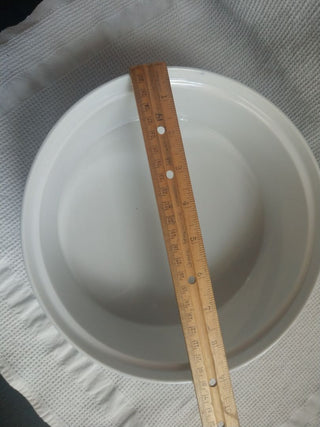 Vintage Japan Blue and White Birds Floral  Ceramic Baking Dish