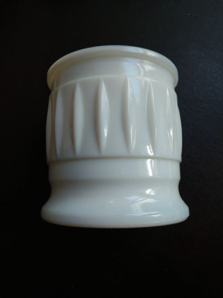 Vntg White Milk Glass small Planter