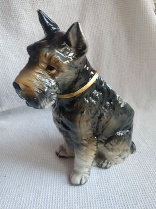 Vntg USA Terrier Flower Pot / Vase