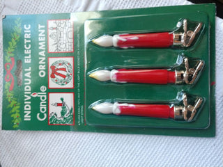 Vntg Candle Ornaments