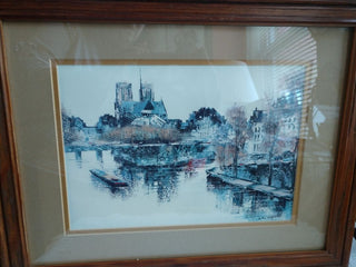 Print France "The Seine & Pont Neuf" by Luc Walles