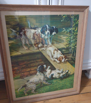 "Playful Pups" Print by Edmund Henry Osthaus