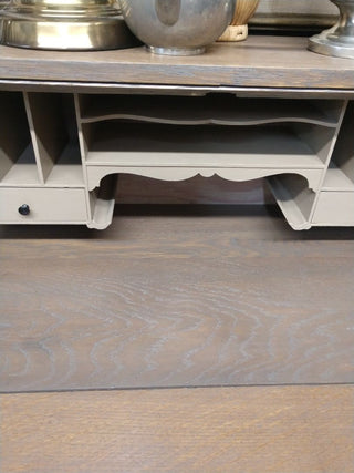 Vintage Refinished Drop down desk with drawers