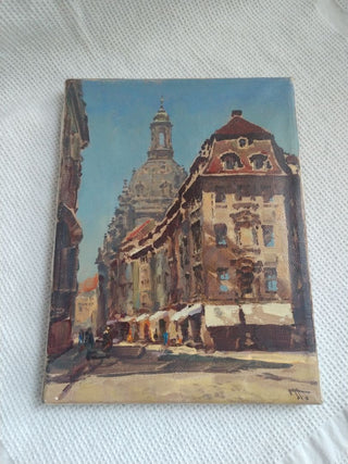 "FrauenBirche" Church of our Lady Dresden Germany oil painting Price is Firm