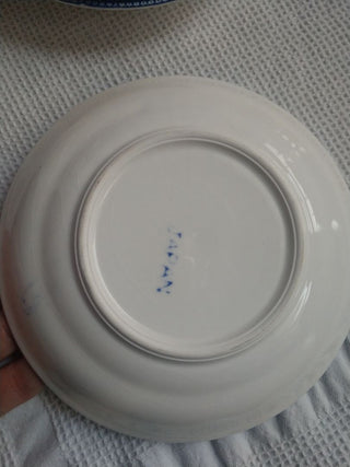 Set of 3 Blue Willow Transfer Ware Saucers Price Firm