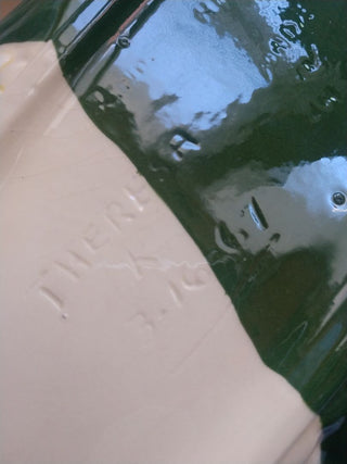 Vntg Corn Shaped Casserole Serving Dish w/ lid Dated 1967