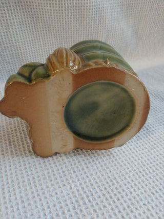 Vintage Green Elephant Small Planter