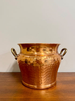 Hammered Solid Copper Cauldron (8"W 5.5"H) - TGL#125