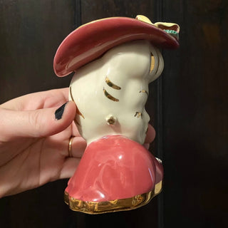 Vintage Lady Head Vase