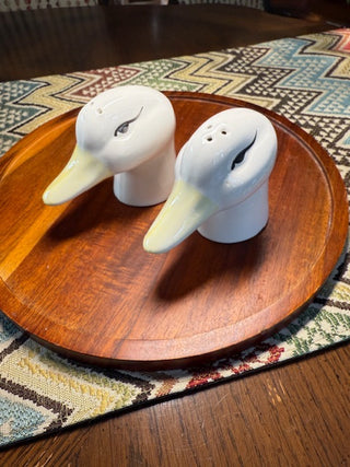 Vintage Duck Head Salt and Pepper Shakers