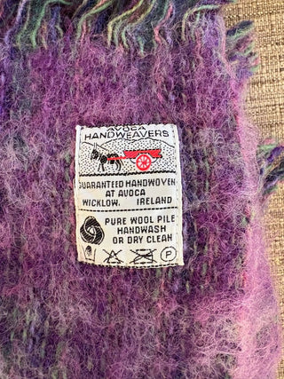 Handwoven throw blanket