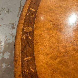 6 Drawer 62in Rnd Inlay Foyer/Dining Table 62Wx62Dx30H