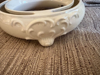 round bone China vase