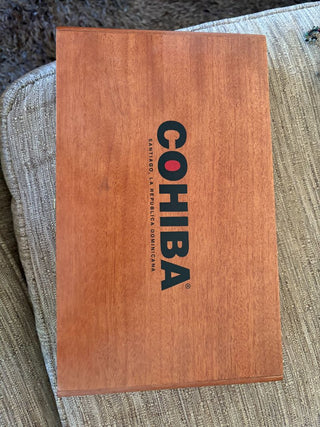 wooden cigar box