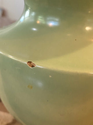 1950's 5" Mint Green Poppy Trail Vase -