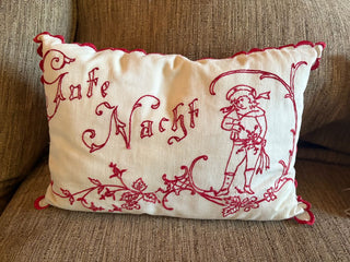embroidered pillows (set of two)