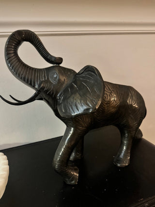 Vintage Brass Oversized Elephant