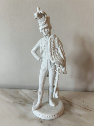 Alka Kunst Bavaria Porcelain French Soldier Statuette