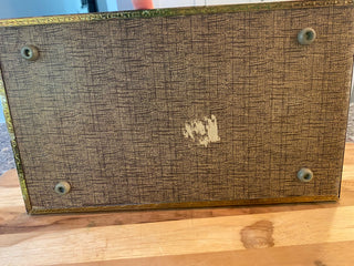 Vintage Rectangular Mirrored Tray -