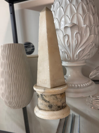 Vintage marble finial