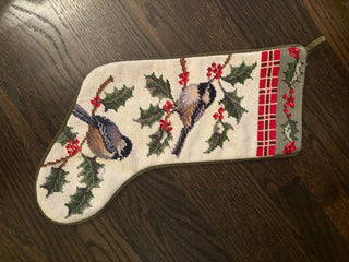 Needlepoint stocking