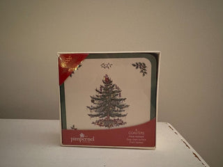 Christmas tree coasters