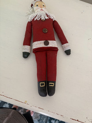 sitting Santa doll