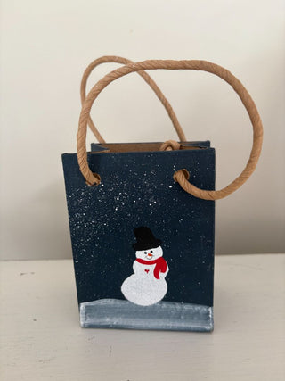 snowman bag orn