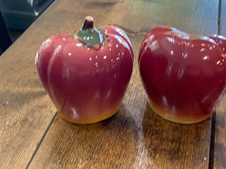 Vintage Apple Halves Salt & Pepper Shakers -