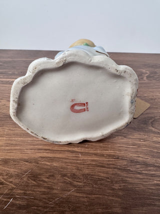 Vintage Girl Planter Vase Japan, likely from 1950