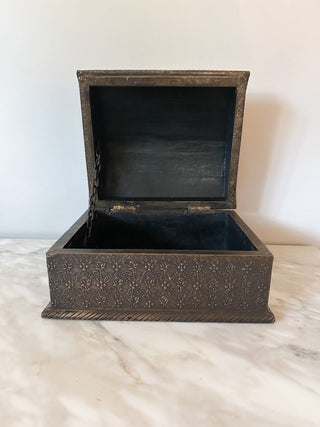 Decorative Embossed Storage Box