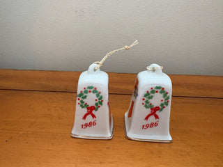 1986 bell ornaments