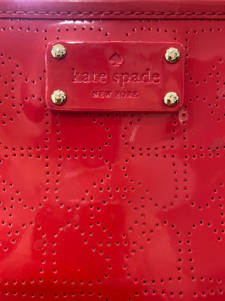 Kate Spade Patent Leather Red Heart Tote -