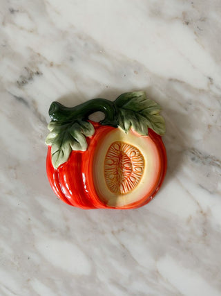 Ceramic Pumpkin Wall Hanging