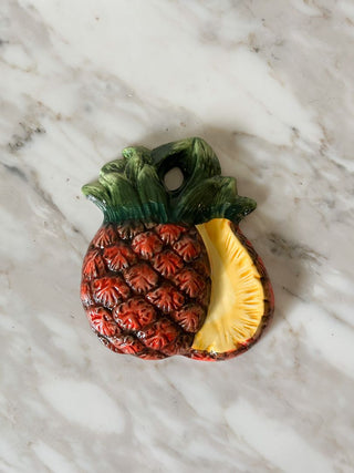 Ceramic Pineapple Wall Hanging