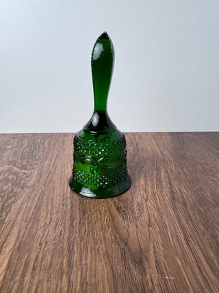 Vintage Green Glass Bell