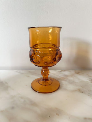 Set of 5 Indiana Glass King's Crown Goblets