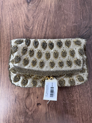 Vintage Gold Beaded Clutch