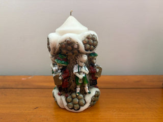 vintage musician candle