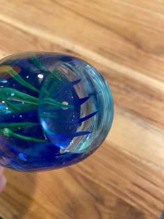 Jellyfish Glass Paperweight